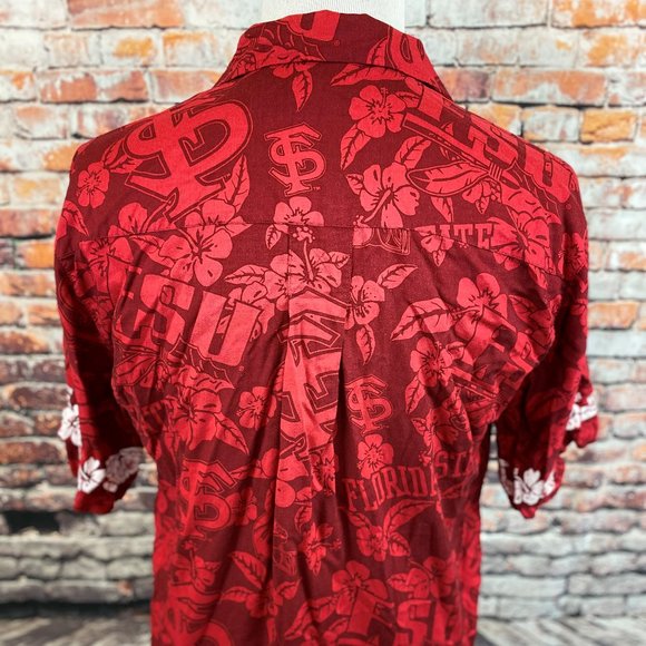NCAA FSU Florida State Seminoles Hawaiian Shirt M - Picture 3 of 3